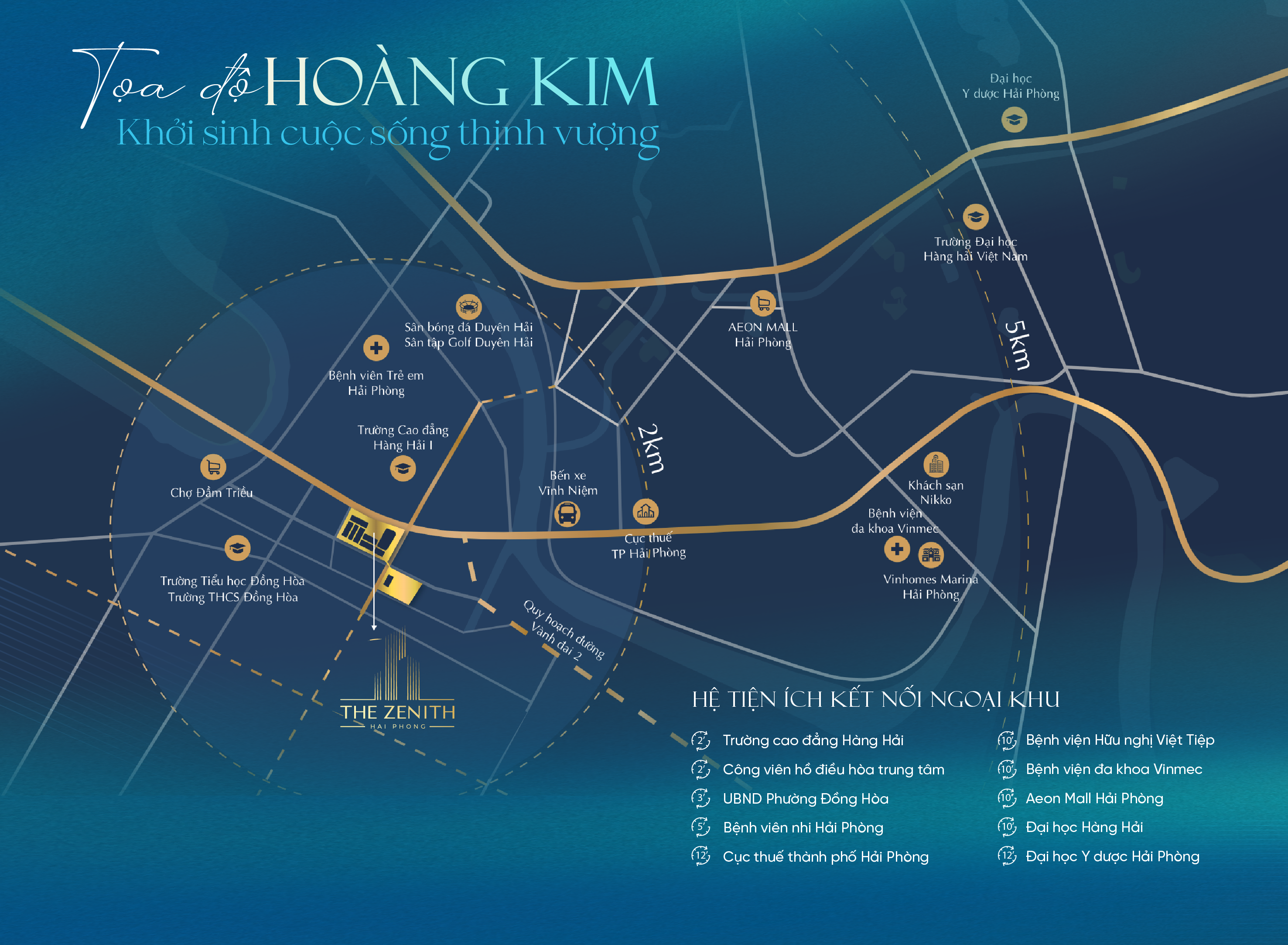 Sơ đồ vị trí The Zenith Hải Phòng