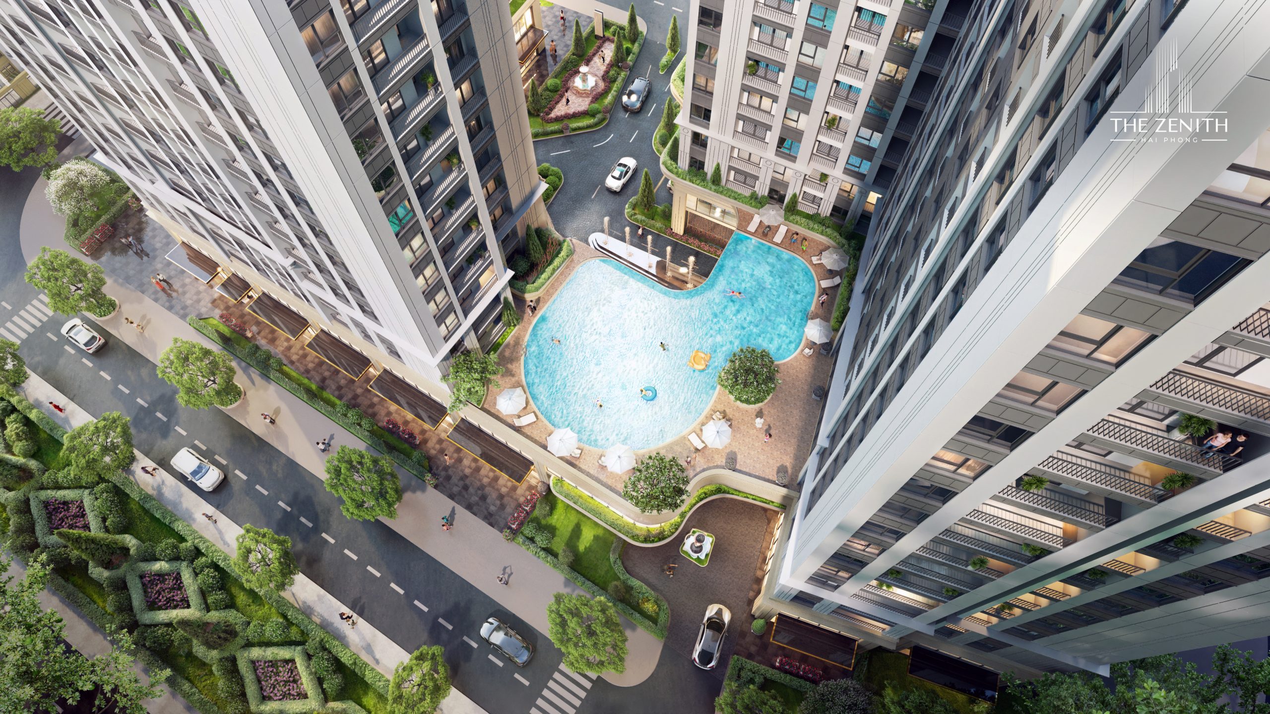 Tiện ích hồ bơi The Zenith Hải Phòng